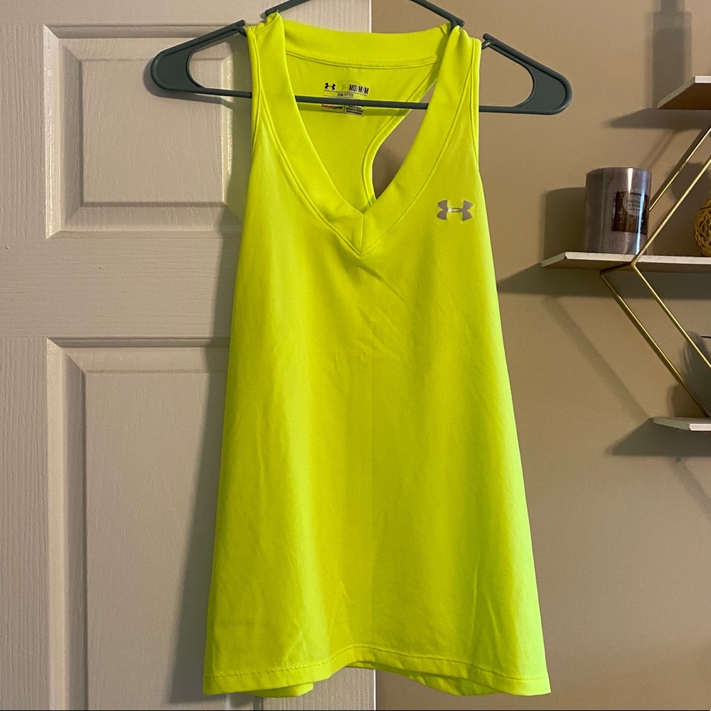 Under Armour Neon Yellow Tank Top